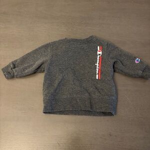 Baby Gray Champion Sweat Shirt Size 6/9 Months